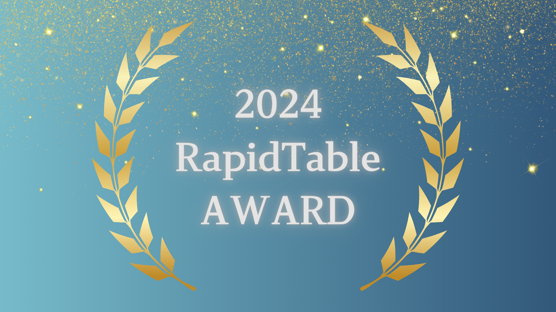 🏆 RapidTable Award 2024 🏆